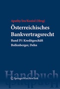 Cover: &Ouml;sterreichisches Bankvertragsrecht - Verlag &Ouml;sterreich