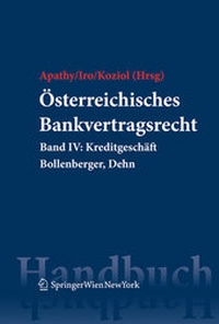 Abbildung von: Österreichisches Bankvertragsrecht - Verlag Österreich