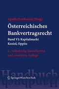 Cover: &Ouml;sterreichisches Bankvertragsrecht - Verlag &Ouml;sterreich