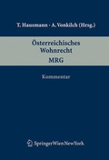 Cover: &Ouml;sterreichisches Wohnrecht. MRG - Verlag &Ouml;sterreich