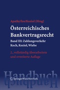 Cover: &Ouml;sterreichisches Bankvertragsrecht - Verlag &Ouml;sterreich