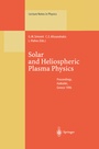 Cover: Solar and Heliospheric Plasma Physics - Springer