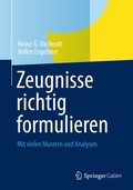 Cover: Zeugnisse richtig formulieren - Springer Gabler