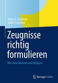 Cover: Zeugnisse richtig formulieren - Springer Gabler