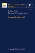Cover: European Tort Law 2007 - Verlag &Ouml;sterreich