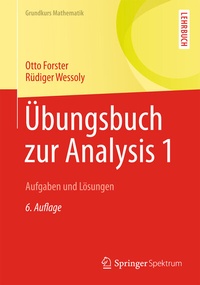 Abbildung von: Übungsbuch zur Analysis 1 - Springer Spektrum