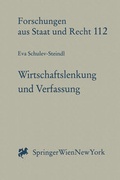 Cover: Wirtschaftslenkung und Verfassung - Verlag &Ouml;sterreich
