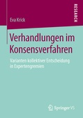 Cover: Verhandlungen im Konsensverfahren - Springer VS