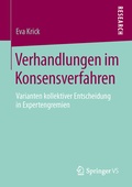 Cover: Verhandlungen im Konsensverfahren - Springer VS