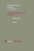 Cover: Der Gerechtigkeitsanspruch des Rechts - Verlag &Ouml;sterreich