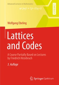 Enlarge image Cover: Lattices and Codes - Springer Spektrum