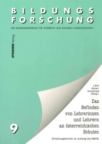 Bild: Das Befinden von Lehrerinnen und Lehrern an österreichischen Schulen - Studien Verlag