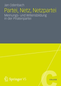 Enlarge image Cover: Partei, Netz, Netzpartei - Springer VS