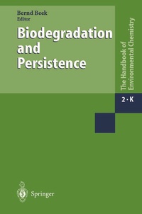 Enlarge image Cover: Biodegradation and Persistence - Springer