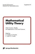 Cover: Mathematical Utility Theory - Verlag &Ouml;sterreich