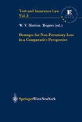 Bild: Damages for Non-Pecuniary Loss in a Comparative Perspective - Verlag &Ouml;sterreich