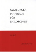 Cover: Salzburger Jahrbuch f&uuml;r Philosophie - Verlag Anton Pustet Salzburg