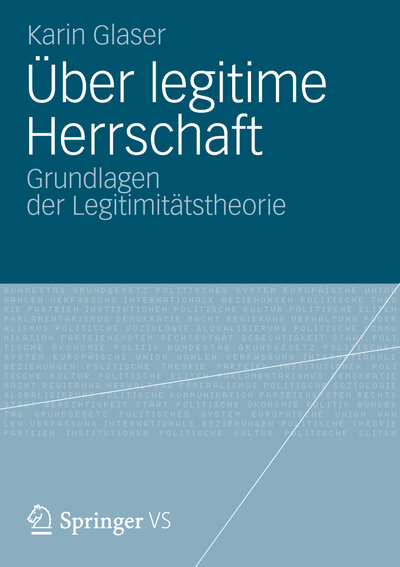Abbildung von: Über legitime Herrschaft - Springer VS