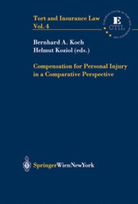 Enlarge image Cover: Compensation for Personal Injury in a Comparative Perspective - Verlag Österreich