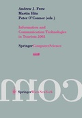 Cover: Information and Communication Technologies in Tourism 2003 - Verlag &Ouml;sterreich