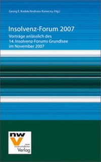 Abbildung von: Insolvenz-Forum 2007 - NWV im Verlag Österreich GmbH