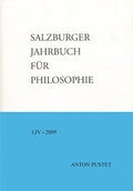 Cover: Salzburger Jahrbuch f&uuml;r Philosophie - Verlag Anton Pustet Salzburg