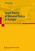 Cover: Legal Basics of Mineral Policy in Europe - Verlag &Ouml;sterreich