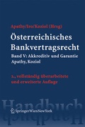 Cover: &Ouml;sterreichisches Bankvertragsrecht - Verlag &Ouml;sterreich