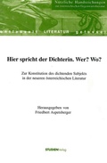 Cover: Hier spricht der Dichterin. Wer? Wo? - Studien Verlag