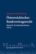 Cover: &Ouml;sterreichisches Bankvertragsrecht - Verlag &Ouml;sterreich