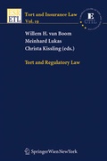 Cover: Tort and Regulatory Law - Verlag &Ouml;sterreich