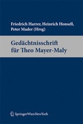 Cover: Ged&auml;chtnisschrift f&uuml;r Theo Mayer-Maly - Verlag &Ouml;sterreich