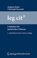 Cover: leg cit&sup2; - Verlag &Ouml;sterreich