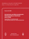 Cover: Surfactants and Macromolecules: Self-Assembly at Interfaces and in Bulk - Steinkopff