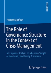 Abbildung von: The Role of Governance Structure in the Context of Crisis Management - Springer Gabler