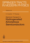 Cover: Electronic Transport in Hydrogenated Amorphous Semiconductors - Springer