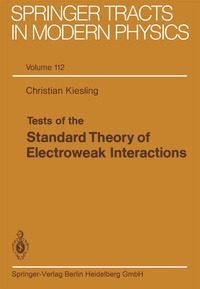 Abbildung von: Tests of the Standard Theory of Electroweak Interactions - Springer