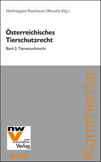 Abbildung von: Österreichisches Tierschutzrecht - NWV im Verlag Österreich GmbH