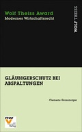 Cover: Gl&auml;ubigerschutz bei Abspaltungen - NWV im Verlag &Ouml;sterreich GmbH