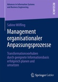 Cover: Management organisationaler Anpassungsprozesse - Springer Gabler