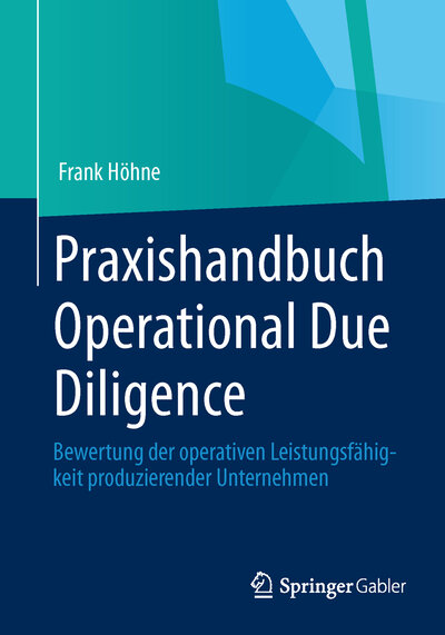 Abbildung von: Praxishandbuch Operational Due Diligence - Springer Gabler