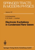 Cover: Electronic Excitations in Condensed Rare Gases - Springer