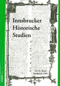 Cover: Innsbrucker Historische Studien 20/21 (1999) - Studien Verlag