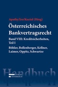 Cover: &Ouml;sterreichisches Bankvertragsrecht - Verlag &Ouml;sterreich