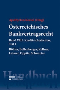 Abbildung von: Österreichisches Bankvertragsrecht - Verlag Österreich