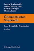 Cover: &Ouml;sterreichisches Staatsrecht - Verlag &Ouml;sterreich