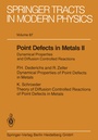 Cover: Point Defects in Metals II - Springer