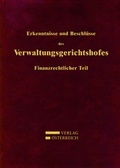 Cover: Erkenntnisse und Beschl&uuml;sse des Verwaltungsgerichtshofes - Verlag &Ouml;sterreich