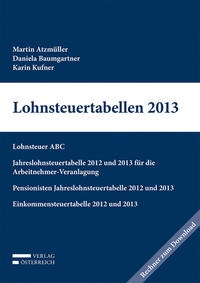 Enlarge image Cover: Lohnsteuertabellen 2013 - Verlag Österreich