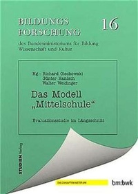 Enlarge image Cover: Das Modell "Mittelschule" - Studien Verlag